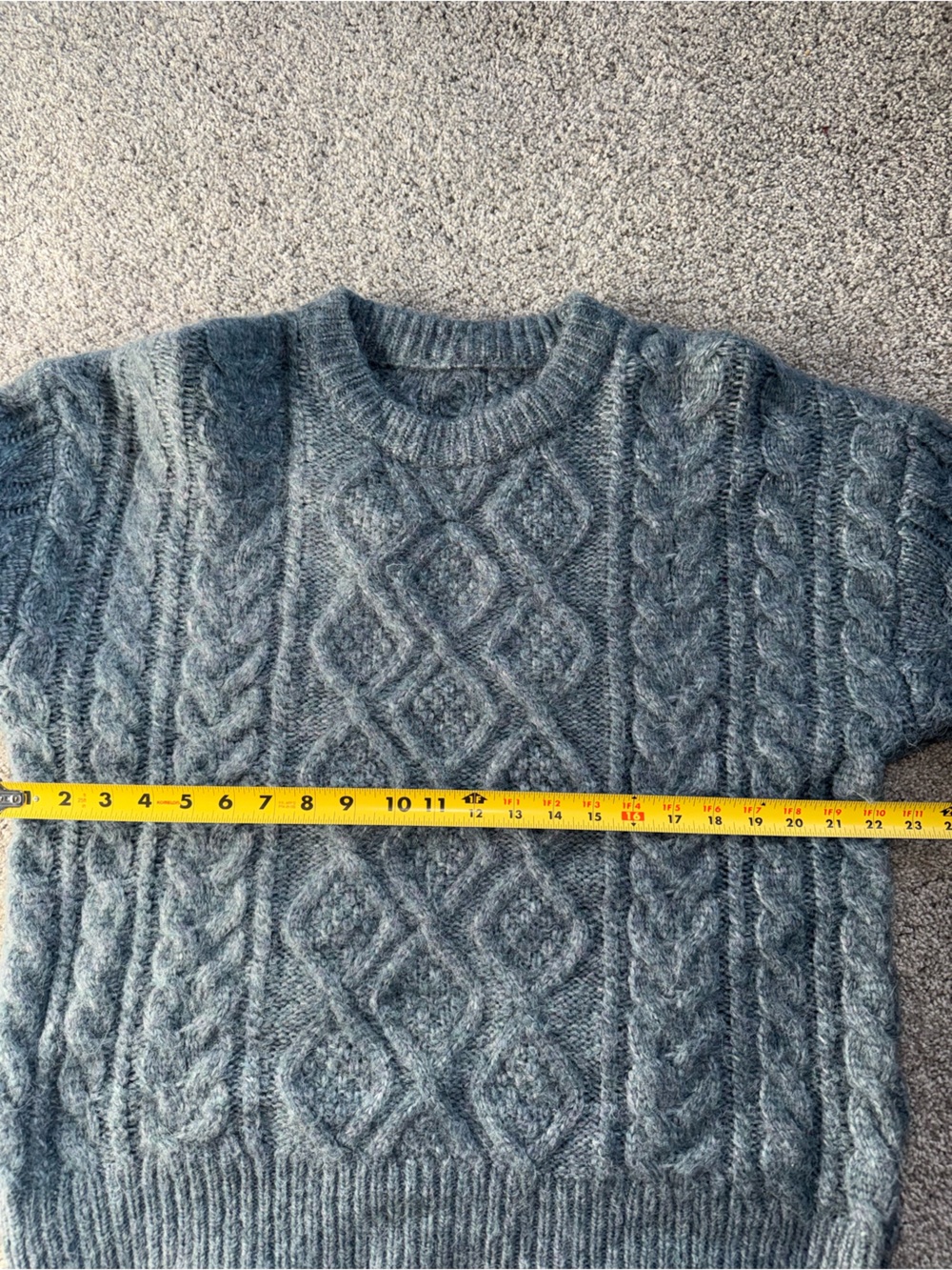 Daily Drills Women's Blue Crewneck Sweater - Picture 3 of 6